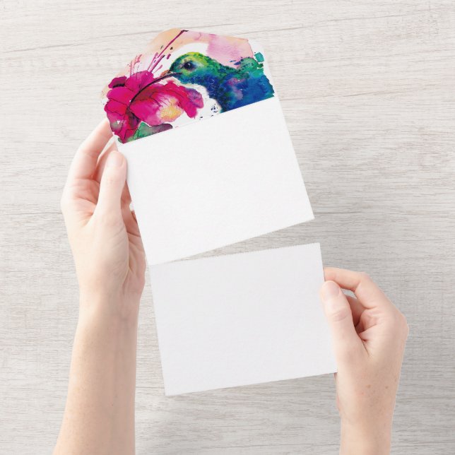 Kolibri All In One Einladung (Abreißen)