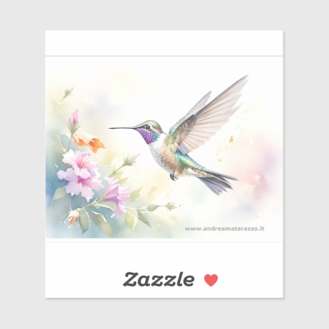 Kolibri Aufkleber (Blatt)