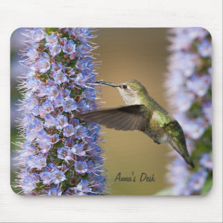 Kolibri-Blumen-Gewohnheit Mousepad