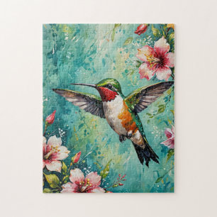 Kolibri & Blütenpracht Puzzle