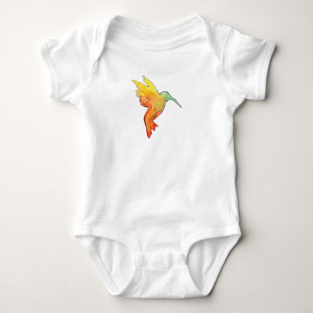 Kolibri-Bodyanzug Baby Strampler (Vorderseite)