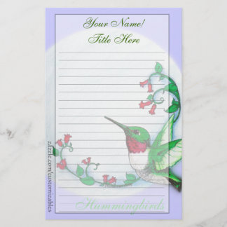 Kolibri-Briefpapier Briefpapier
