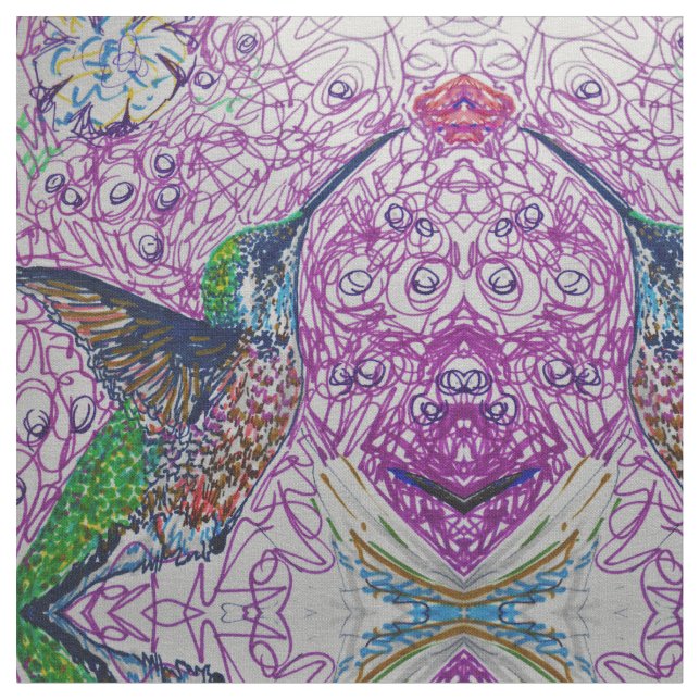 Kolibri-Energie Stoff (Nahaufnahme)