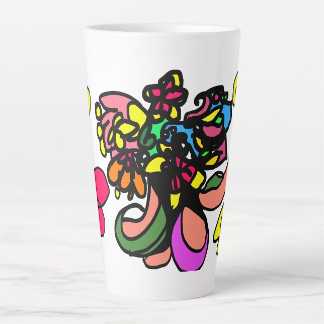 Kolibri entspannt Frühling Milchtasse (Vorderseite)