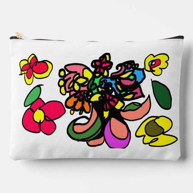 Kolibri entspannt Frühling Zubehörtasche (Vorderseite)