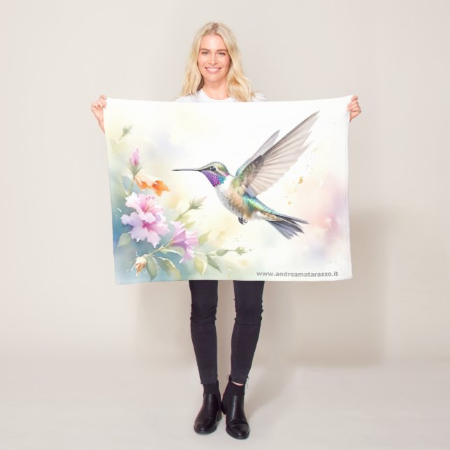 Kolibri Fleecedecke (Beispiel)