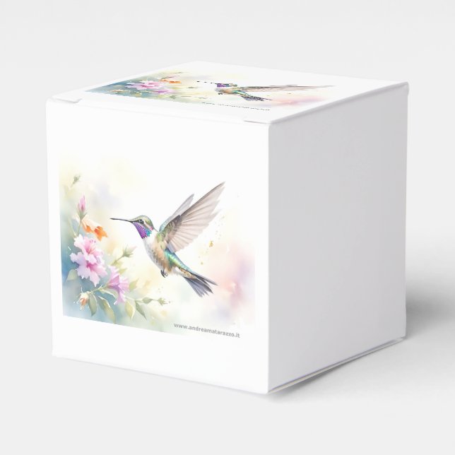 Kolibri Geschenkschachtel (Vorderseite)