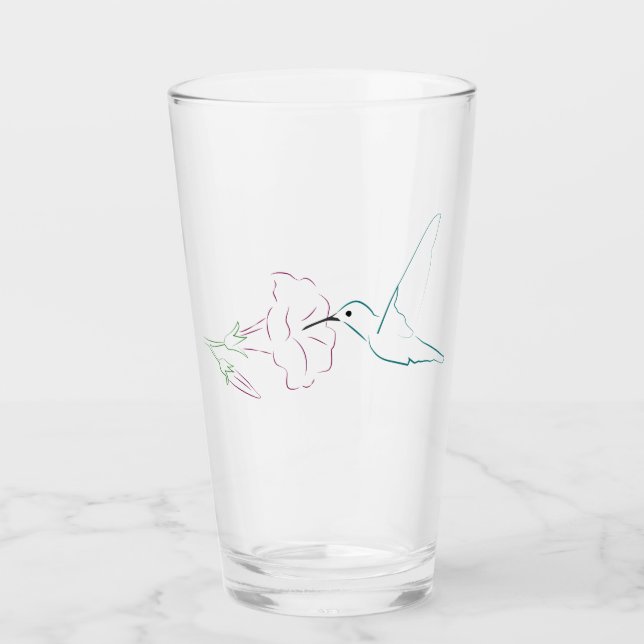 Kolibri-Glas Glas (Vorderseite)