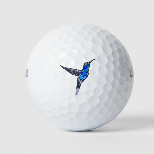 Kolibri Golfball (Vorderseite)
