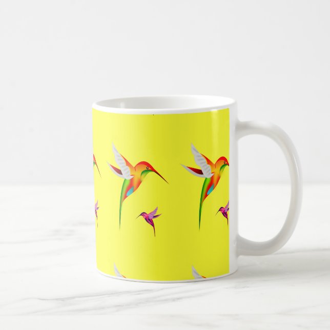 Kolibri-Hafen-Kaffee-Tasse Tasse (Rechts)