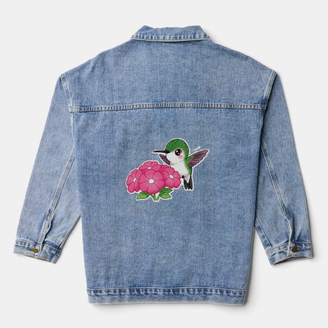 Kolibri  jeansjacke (Rückseite)