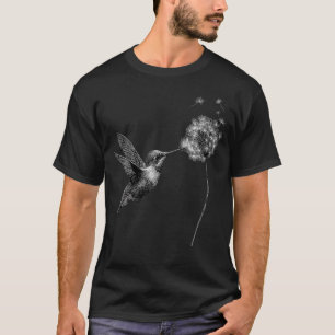 Kolibri-Liebhaber-Motiv Farbige tropische Tiere T-Shirt