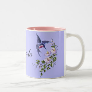 Kolibri mit der Tasse der Blumen-2