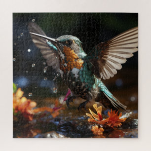 Kolibri mitten im Flug Puzzle