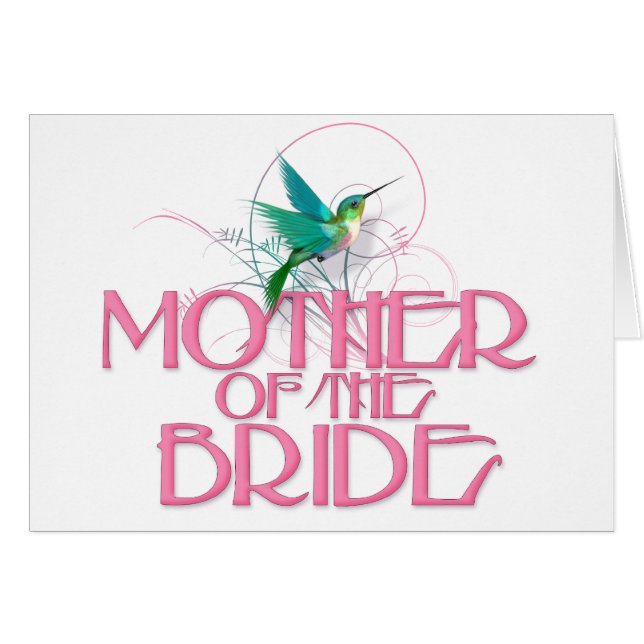 Kolibri-Mutter der Braut (Vorderseite (Horizontal))