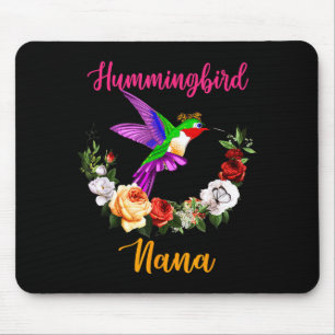 Kolibri-Nana-Blumen-Vogel-Fliege-Liebhaber-Mutter' Mousepad