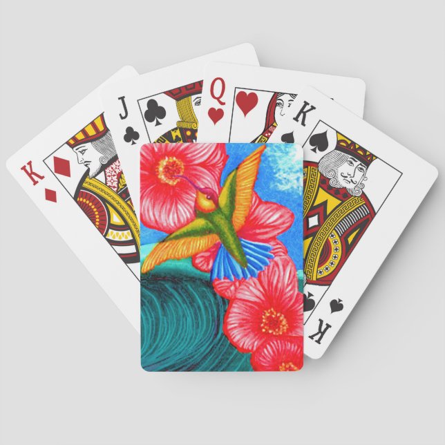 Kolibri Ozean  Spielkarten (Rückseite)