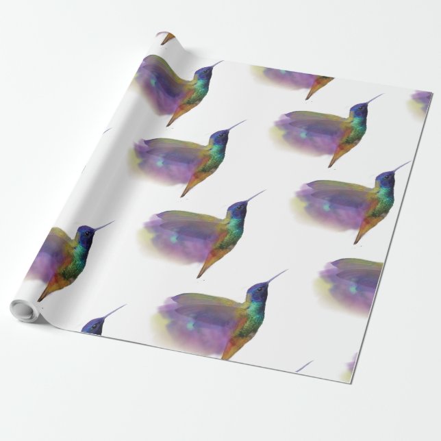 Kolibri-Packpapier-Geschenk-Verpackung Geschenkpapier (Ungerollt)