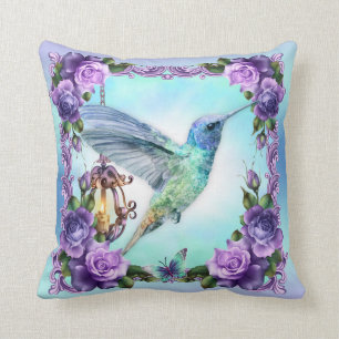 Kolibri-Polyester-Wurfs-Kissen 16" x 16" Kissen