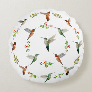 Kolibri rundes kissen