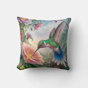 Kolibri sammelt Nektar Kissen