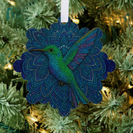 Kolibri-Schmuck Ornament Karte