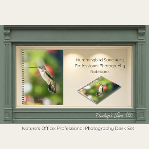 Kolibri-Schutzgebiet Professionelle Fotografie Notizblock