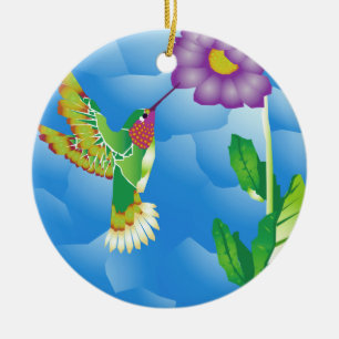 Kolibri: Stilisiert Keramikornament