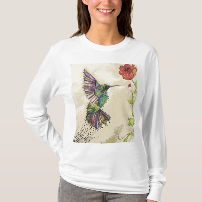 Kolibri-Sweatshirt T-Shirt (Vorderseite)