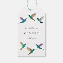 Kolibri-Taufe Geschenkanhänger