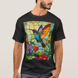 Kolibri-Tiffany-Fenster T-Shirt