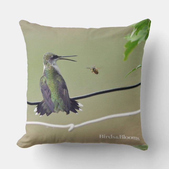 Kolibri-u. Honig-Biene Kissen (Vorderseite)