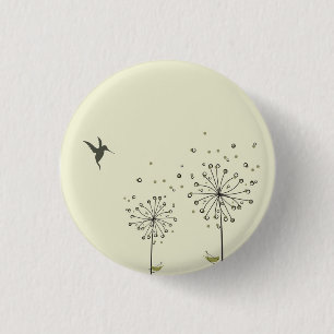 Kolibri u. Löwenzahn Button