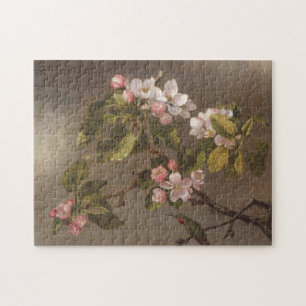 Kolibri und Apple-Blüten Puzzle