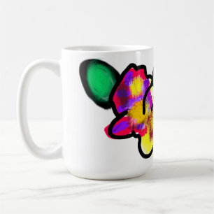 Kolibri und Blumen Freude Kaffeetasse