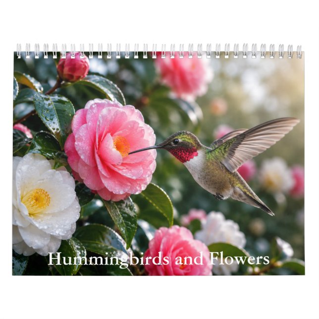 Kolibri- und Blumenkalender  Kalender (Titelbild)