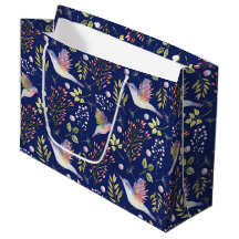 Kolibri- und Blumenmuster Benutzerdefinierter Hint