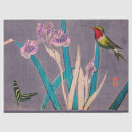 KOLIBRI UND IRIS Seidenpapier