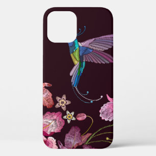 Kolibri und Orchidee exotische tropische Blumen se Case-Mate iPhone Hülle