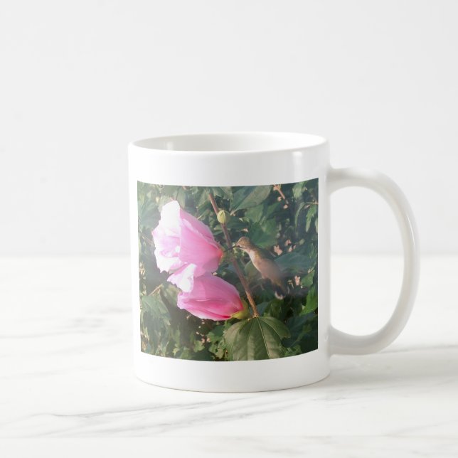 Kolibri und Rose von Sharon Kaffeetasse (Rechts)