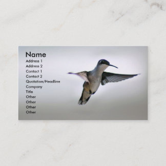 Kolibri-Visitenkarte Visitenkarte