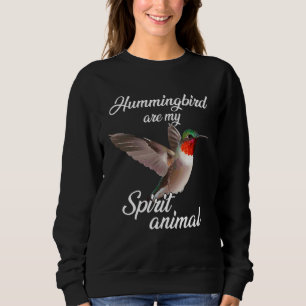 Kolibri Vogel Baum Schöne Natur Geist 2 Sweatshirt