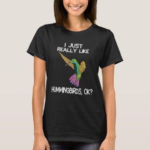 Kolibri Vogel Baum Schöne Natur Geist T-Shirt