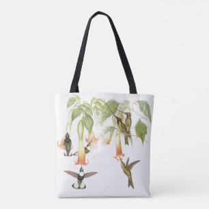 Kolibri-Vögel-Wildlife-Tiere-Florale Tasche