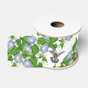 Kolibri-Vogel-Winden-BlumenBlumen Ripsband