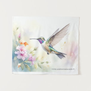Kolibri Wandteppich