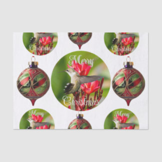 Kolibri-Weihnachtstissuepapier Seidenpapier
