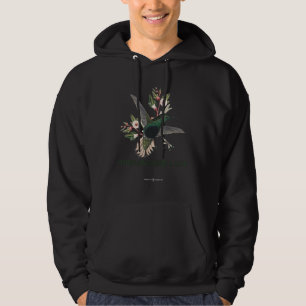 Kolibridame Blumen Vogelbeobachtung Aber zuerst Hoodie