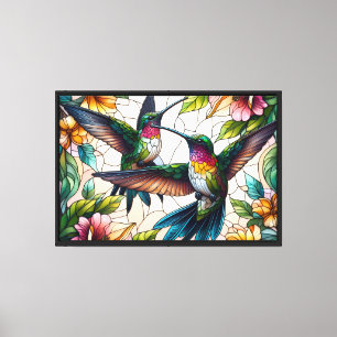 Kolibriltanz Leinwanddruck