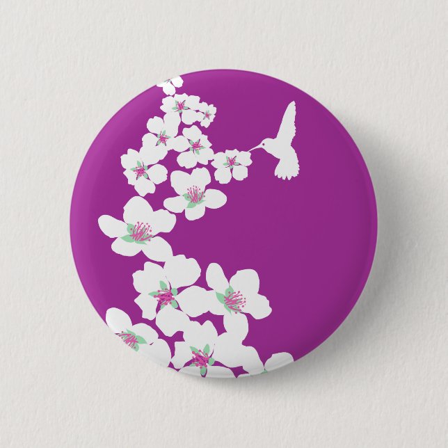 Kolibrirosa Button (Vorderseite)